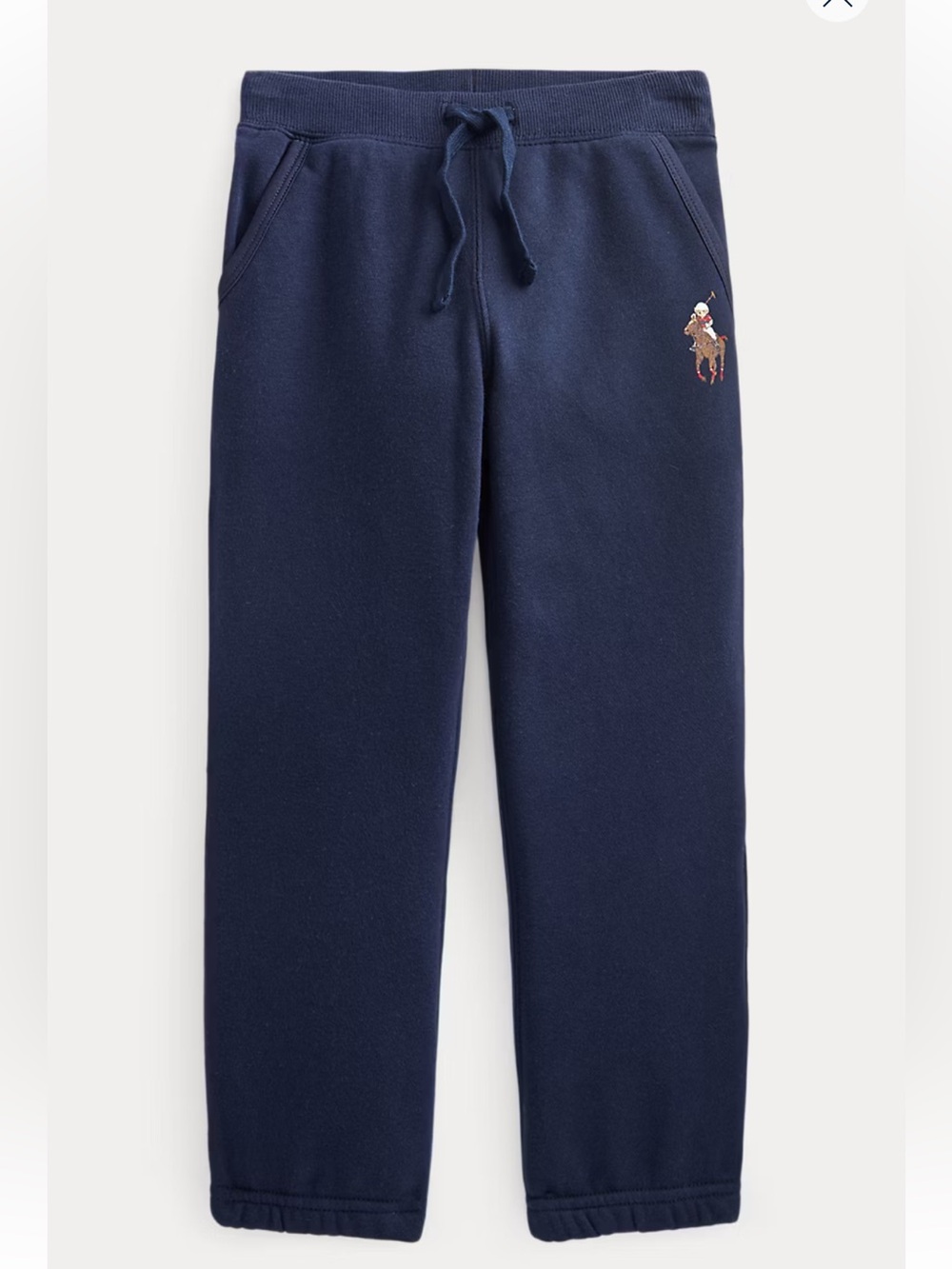 Ralph Lauren Navy Polo Bear Jogger Sweatpants